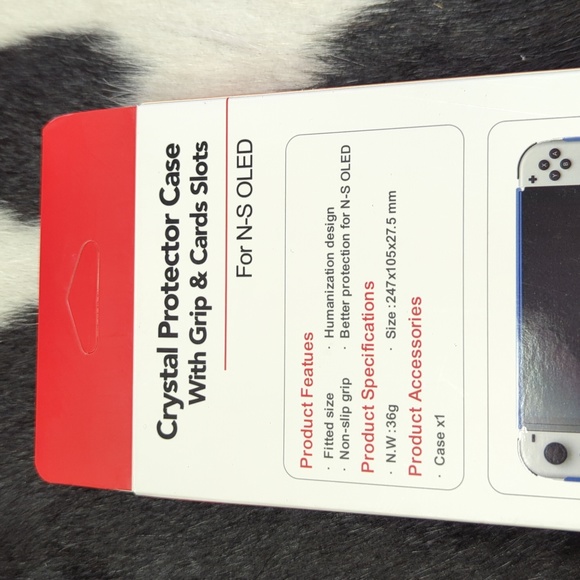 5/$15 Nintendo Switch OLED case protector card slots NEW - Picture 2 of 3